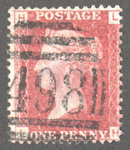 Great Britain Scott 33 Used Plate 147 - HL - Click Image to Close